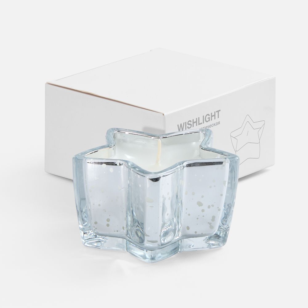 Свеча Wishlight, серебристая-2