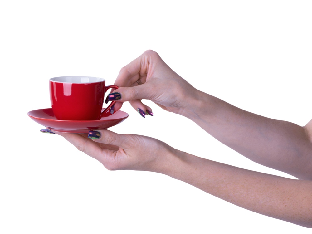 Чайная пара базовой формы Lotos, 250мл, красный-7