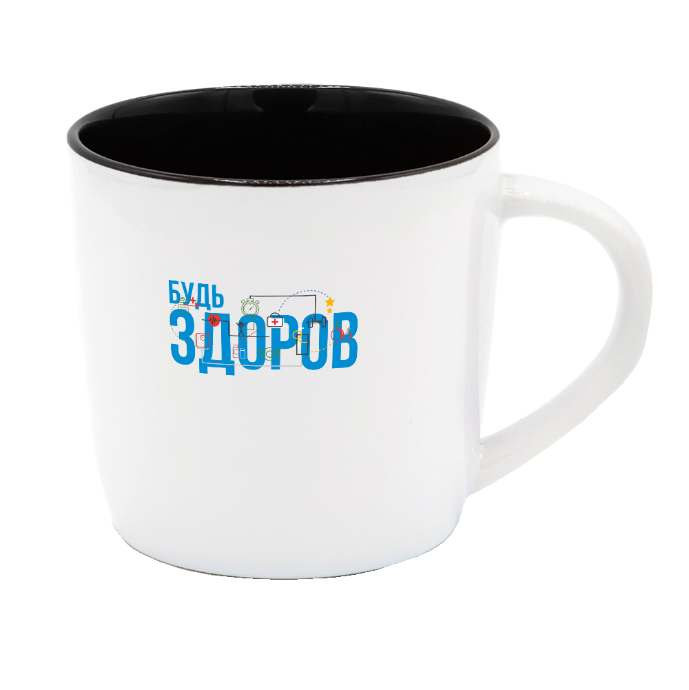 Кружка Happy, Черный-2