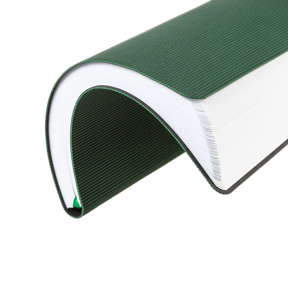 Ежедневник Knit, недатированный, зеленый-3