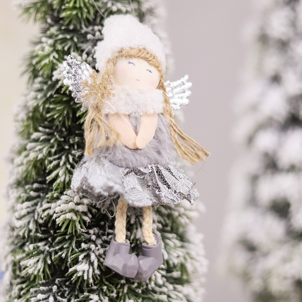 Новогоднее украшение рождественский ангел Свитс, Серый-0