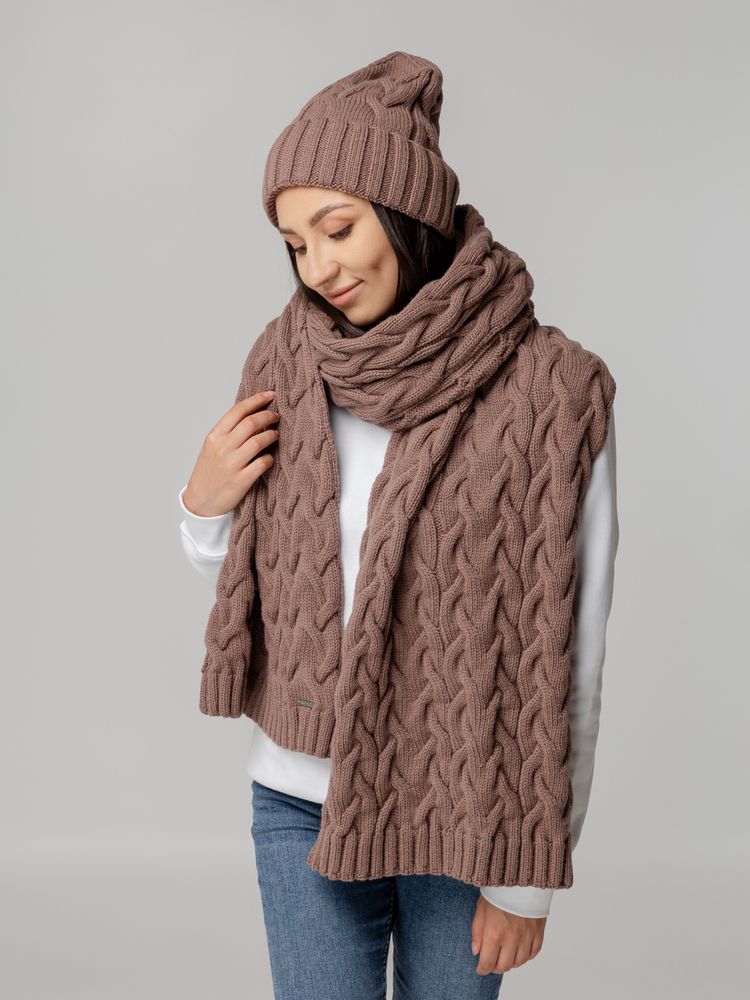 Шапка Loren, коричневая-3