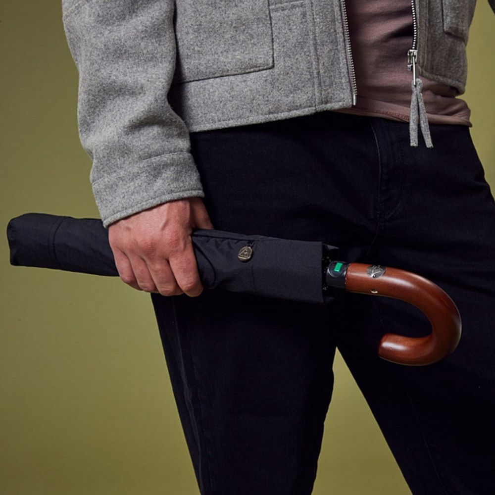 Зонт складной Magnum Auto, черный-3