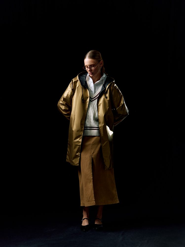 Дождевик Palladio Pockets, золотистый-7