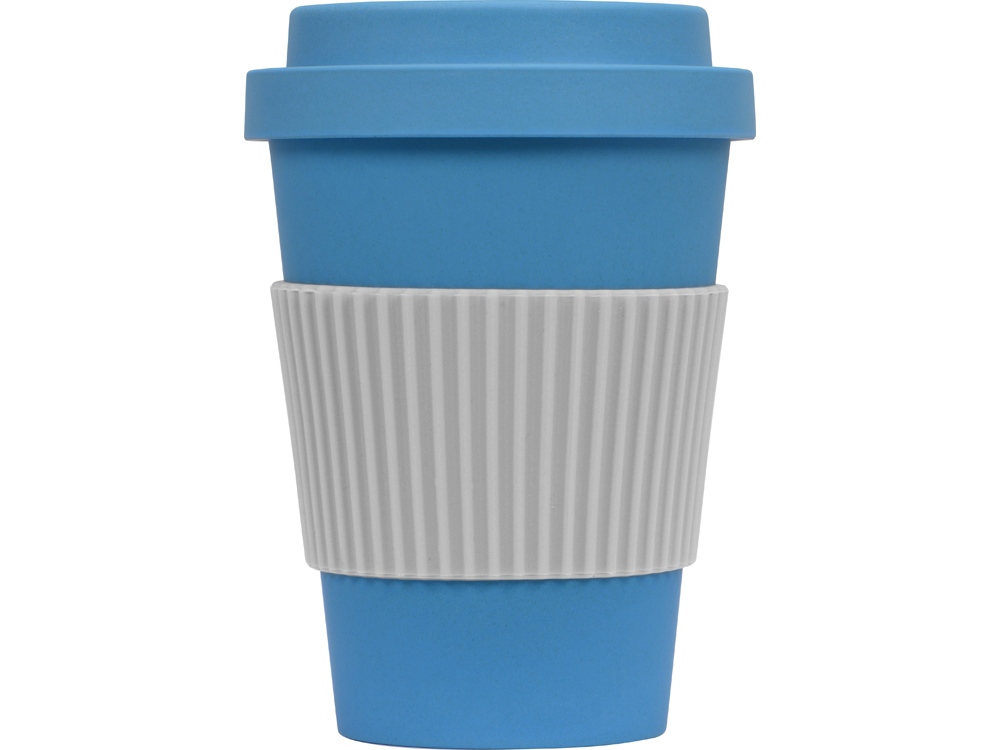 Термокружка Muffin из натуральных волокон, голубой-1