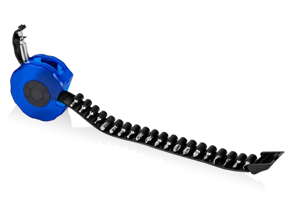 Набор из 20 бит для отвертки Де-витт, синий/черный-1