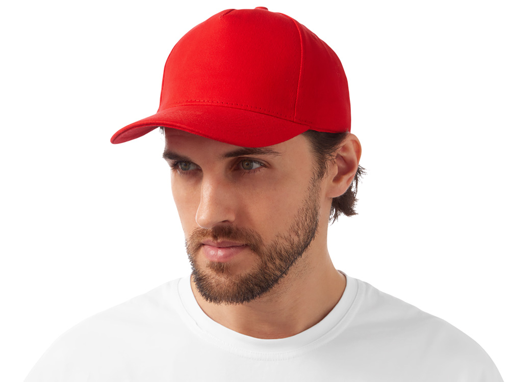 Бейсболка Florida 5-ти панельная, красный-1
