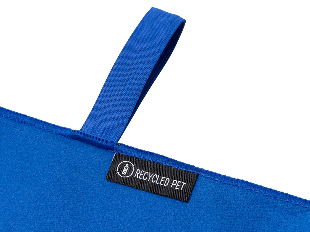 Легкое полотенце Gulpi  из микрофибры RPET с ремешком для складывания, 70*120 см, королевский синий-3