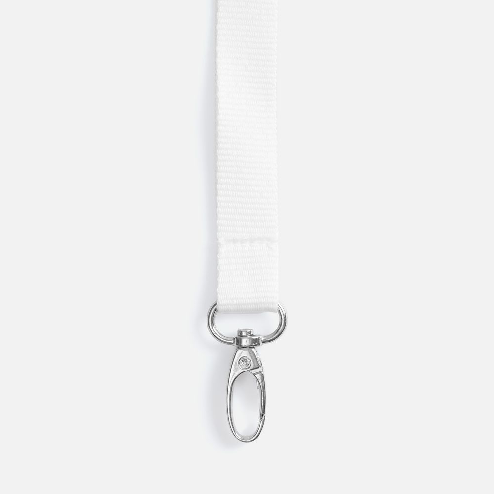 Лента для бейджа Pin, белая-2