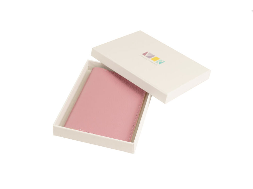 Обложка для паспорта Valerie Concept PSC6, розовый/бежевый-0