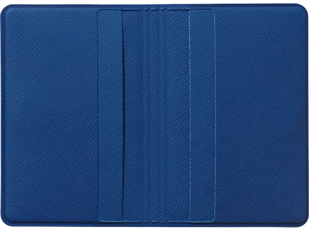Футляр-книжка на 4-е карты с RFID Favor, синий-2