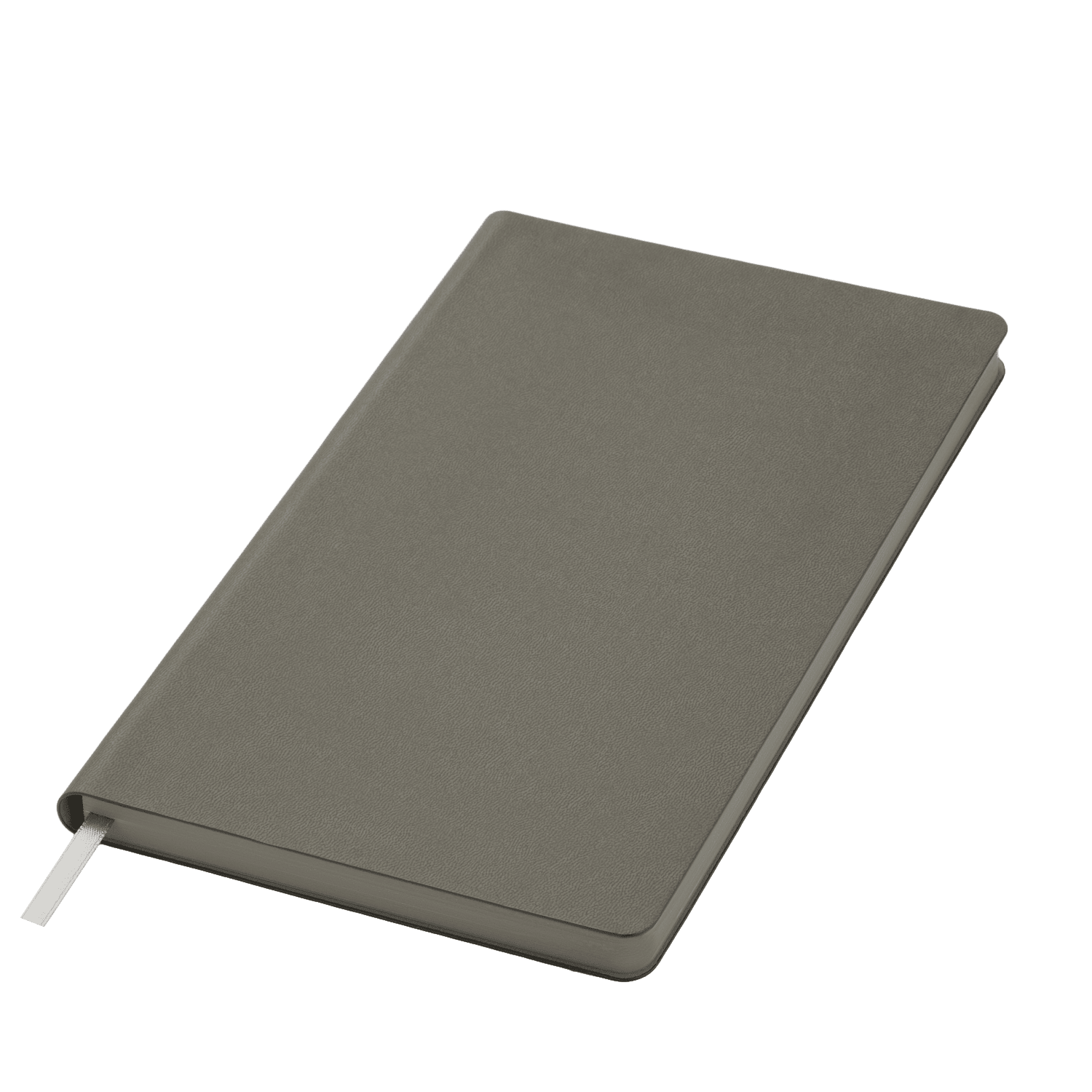 Ежедневник Latte soft touch недатированный, серый-1