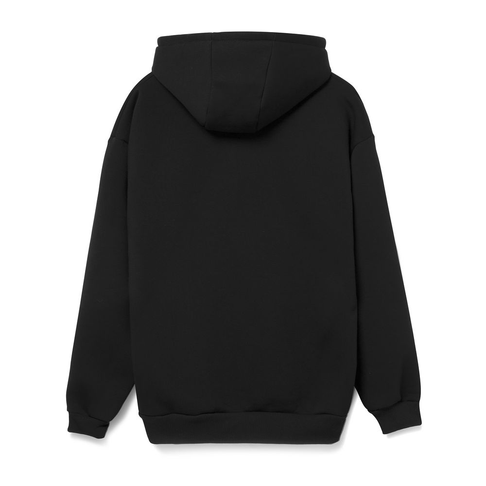 Худи унисекс оверсайз Full Swing, черное-2