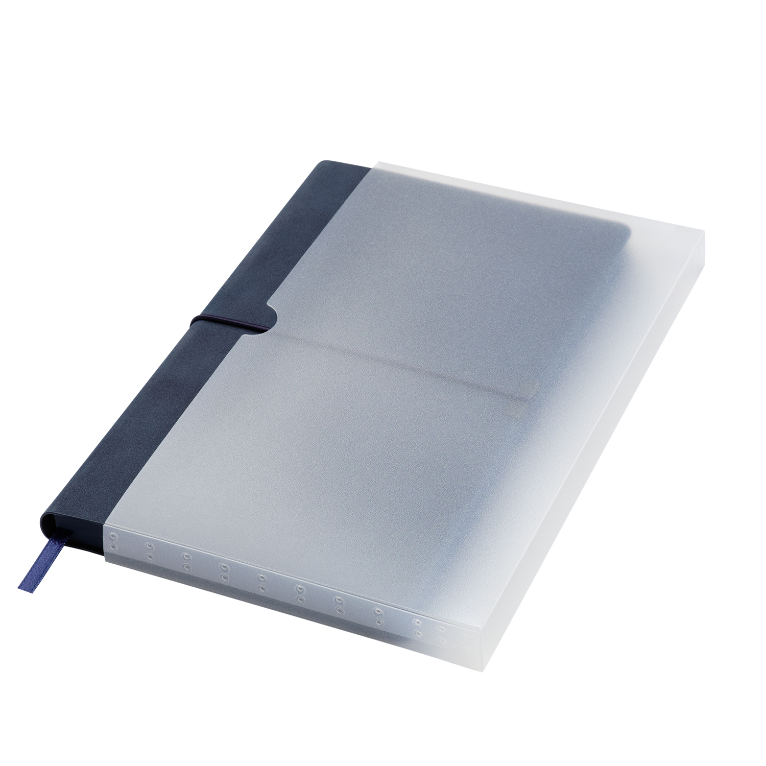 Ежедневник In Velour недатированный, синий-5