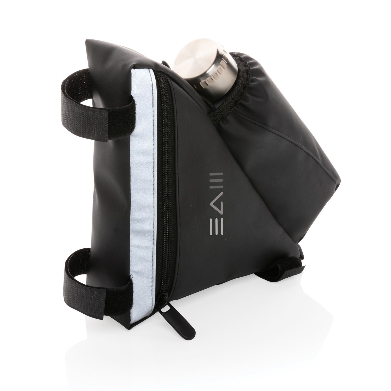 Велосипедная сумка со светоотражающей вставкой и держателем для бутылок-2