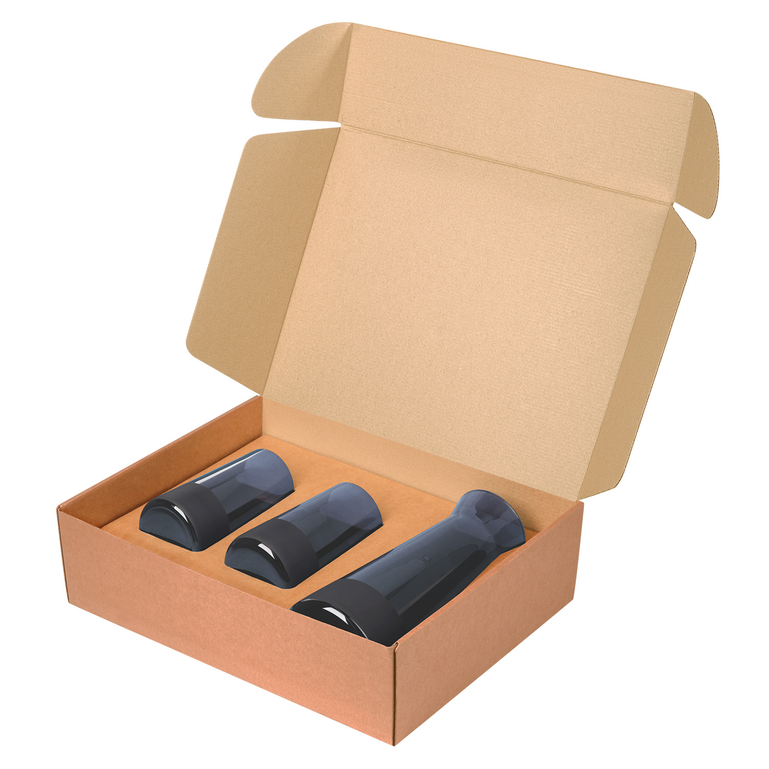 Подарочный набор декантер + 2 высоких стакана, Сапфир (Sapphire) синий-2