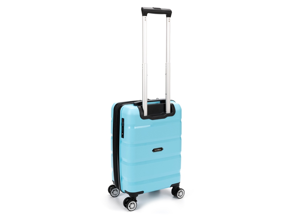 Чемодан TORBER В Отпуск, бирюзовый, полипропилен, 33 х 22 х 53 см, 35 л-2