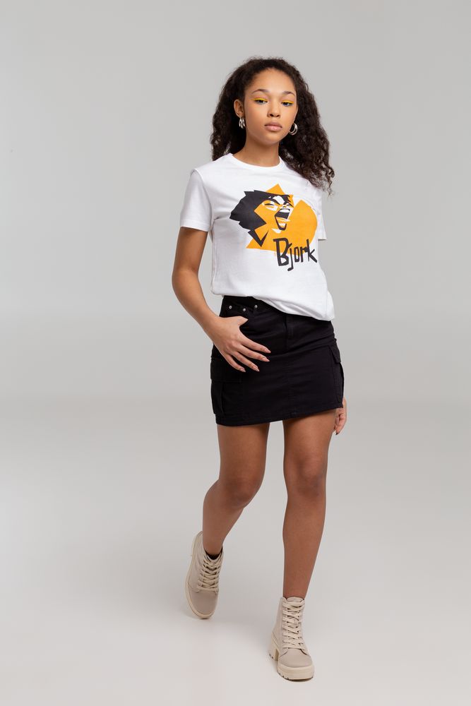 Футболка женская «Меламед. Bjork», белая-5