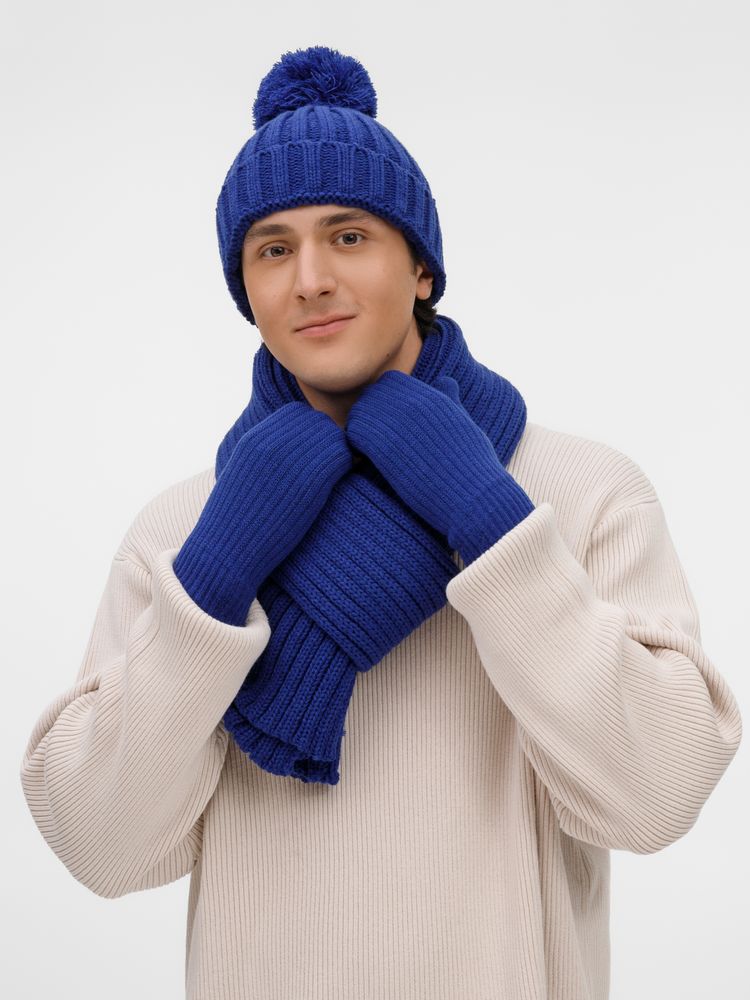 Шарф HappyGo, синий-4