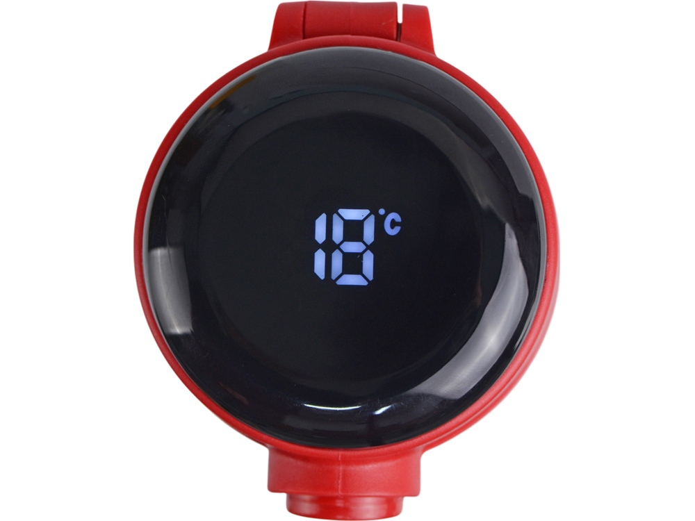 Вакуумная термокружка Waterline с медной изоляцией Bravo, 400 мл, тубус, красный-4