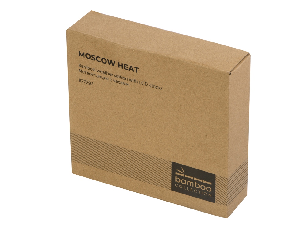 Метеостанция из бамбука Moscow Heat-5