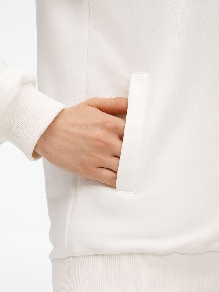 Бомбер унисекс Nuppu, молочно-белый-5