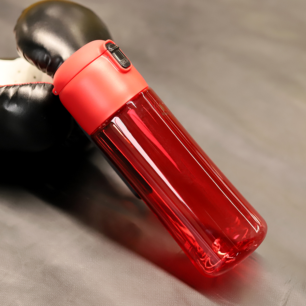 Пластиковая бутылка Fosso, Красный-5