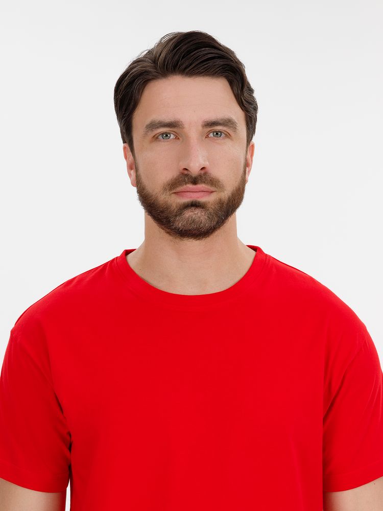 Футболка унисекс T-Bolka 180, красная-5