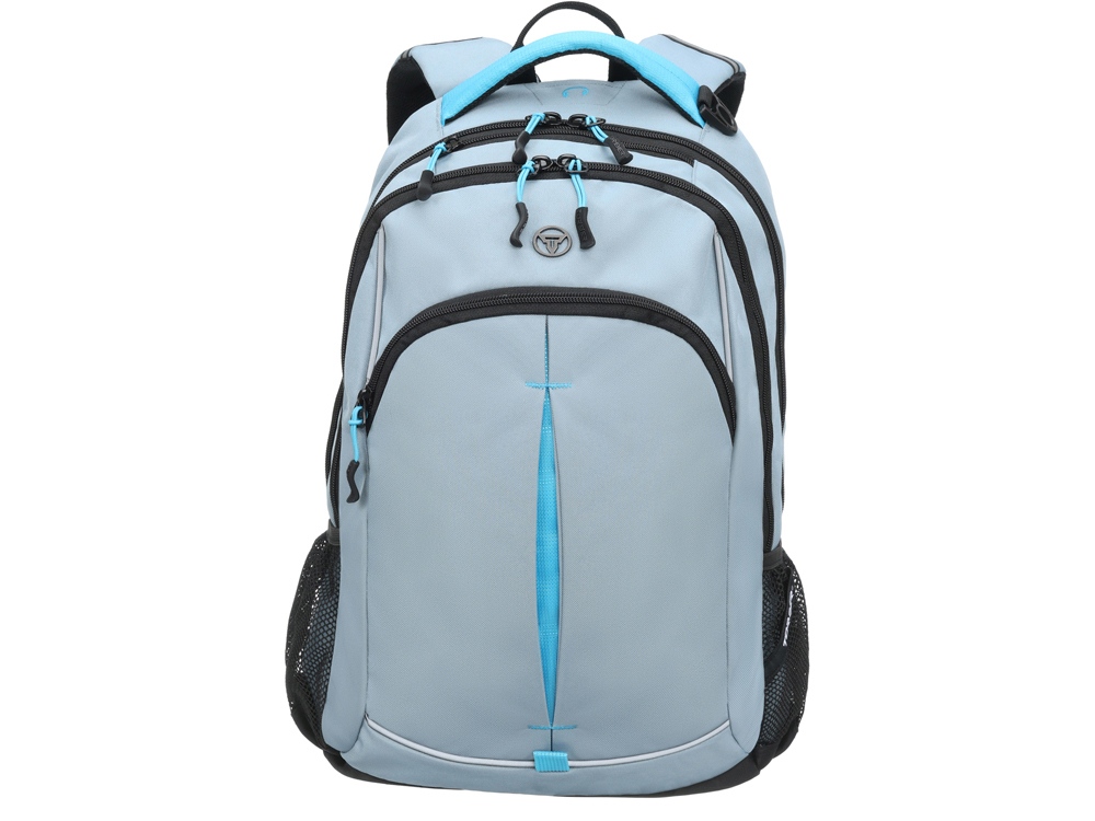 Рюкзак TORBER ROCKIT серый/голубой, полиэстер/добби, 32x15x46 см, 22 л-0