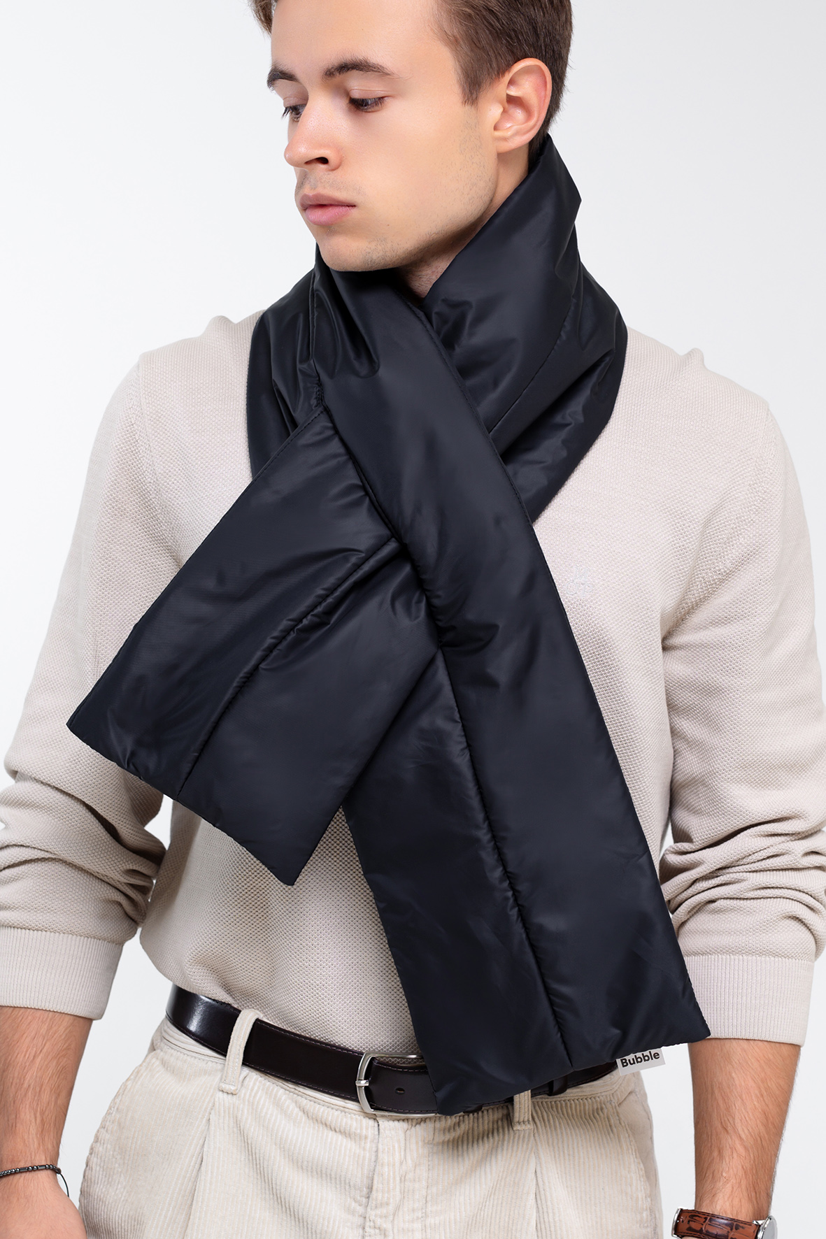 Шарф Bubble (черный)-5