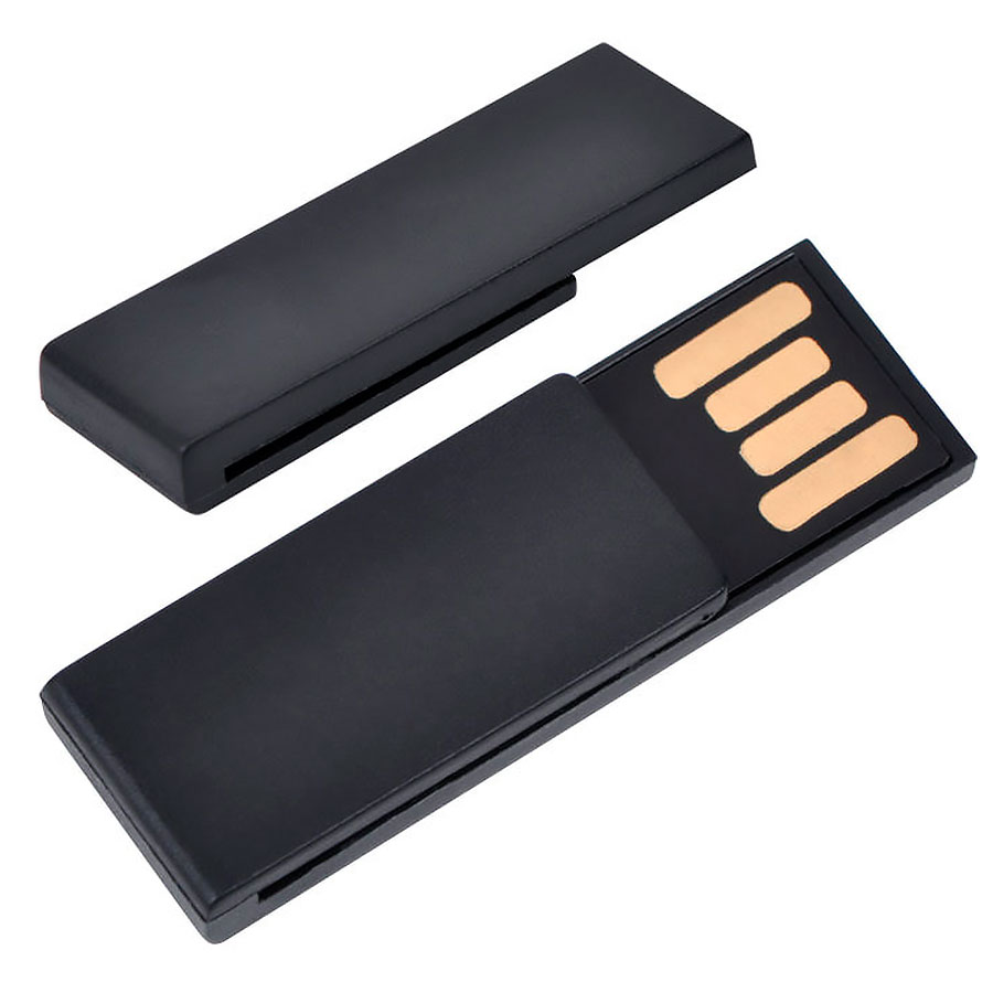 USB flash-карта "Clip" (8Гб), черный-0