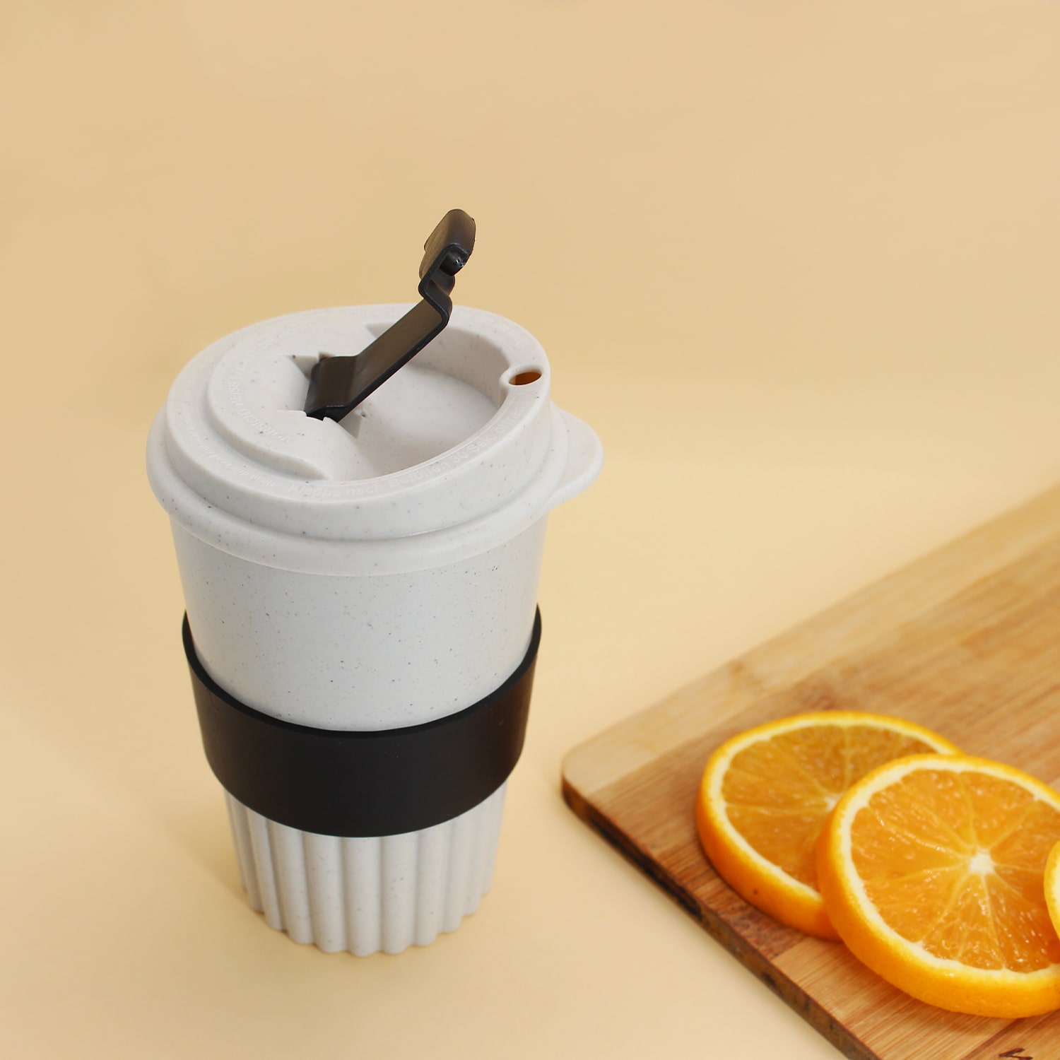 Стакан Classic Melange Green Line, 350 мл (черный)-3