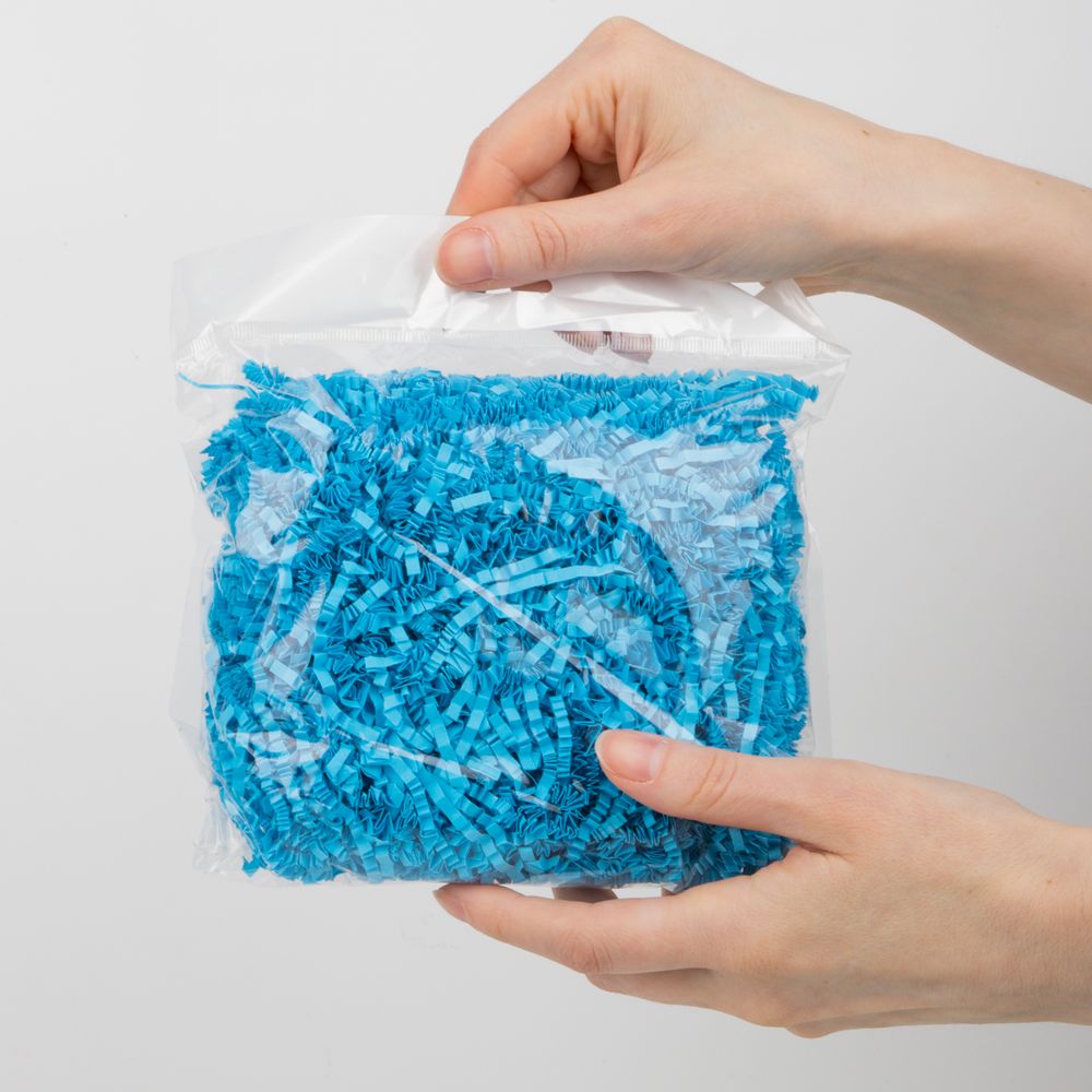 Бумажный наполнитель Chip, светло-синий-3