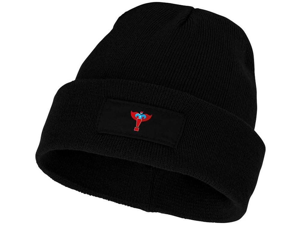 Шапка Бореас с нашивками, черный-3