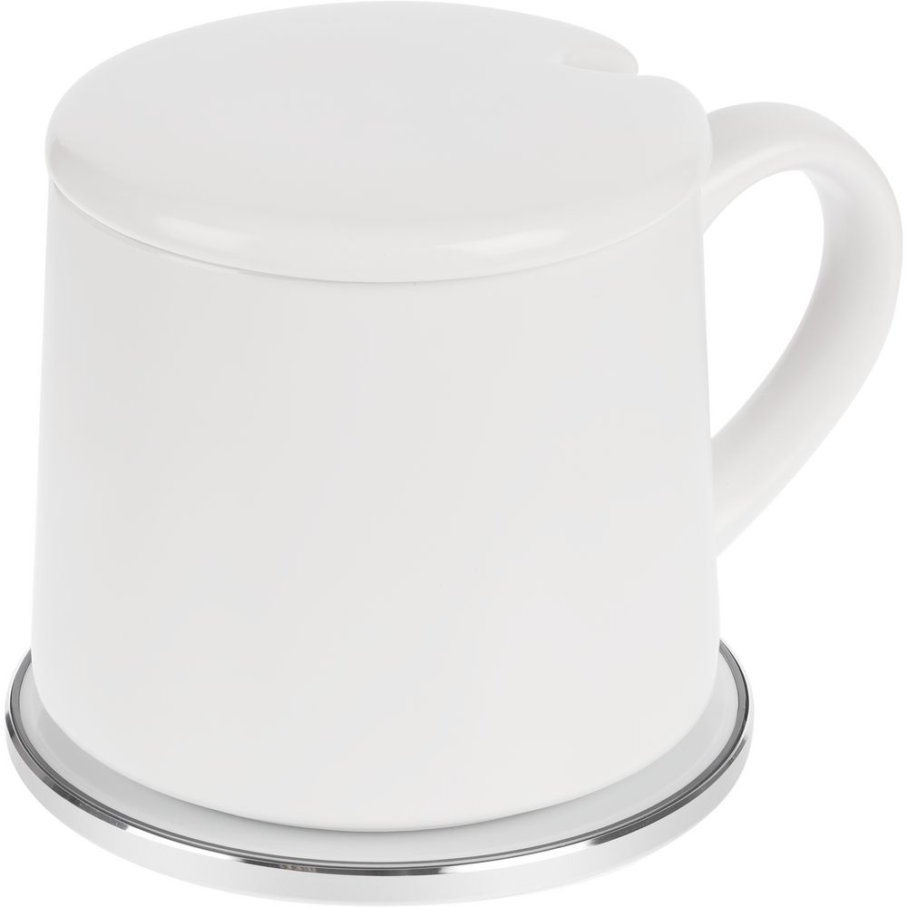 Кружка с подогревом и беспроводной зарядкой dualBase ver. 2.0 Matt, белая-1