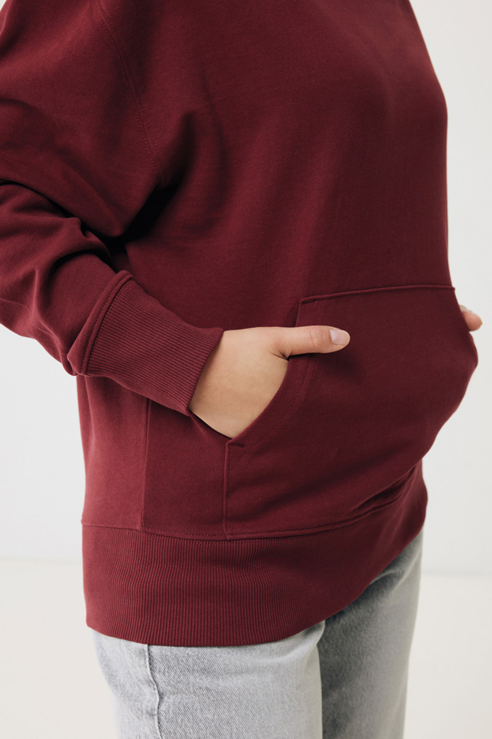 Худи Iqoniq Yoho из переработанного хлопка, свободный крой, унисекс, 340 г/м²-10