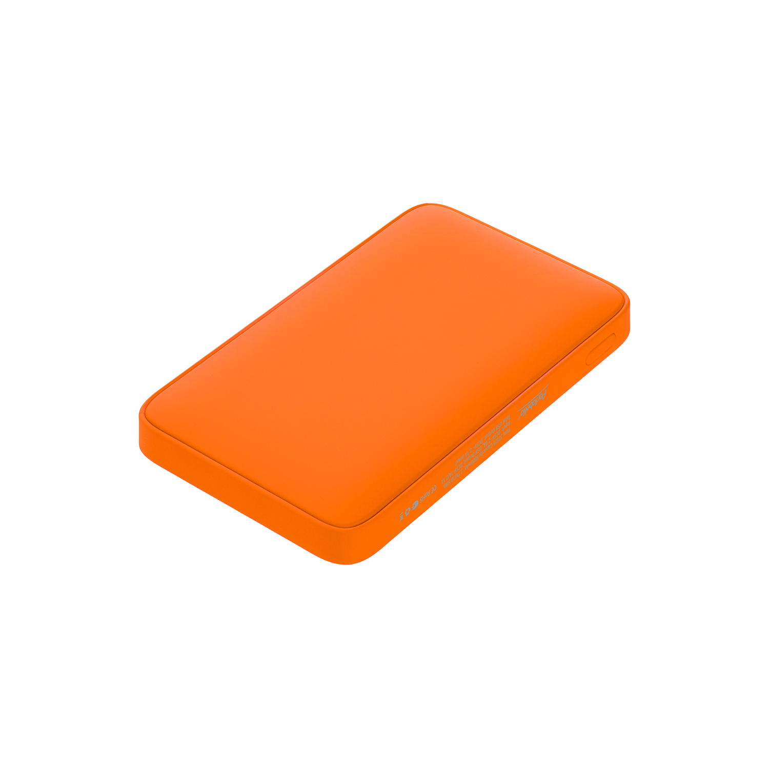 Внешний аккумулятор с подсветкой Анкор (Ancor) 5000 mAh, оранжевый-1