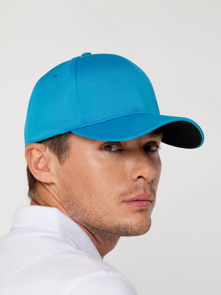 Бейсболка Harris, бирюзовая-4