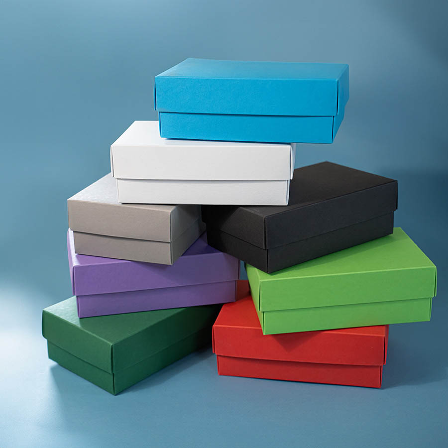 Коробка картонная, "COLOR" 11,5*6*17 см: белый, белый-6