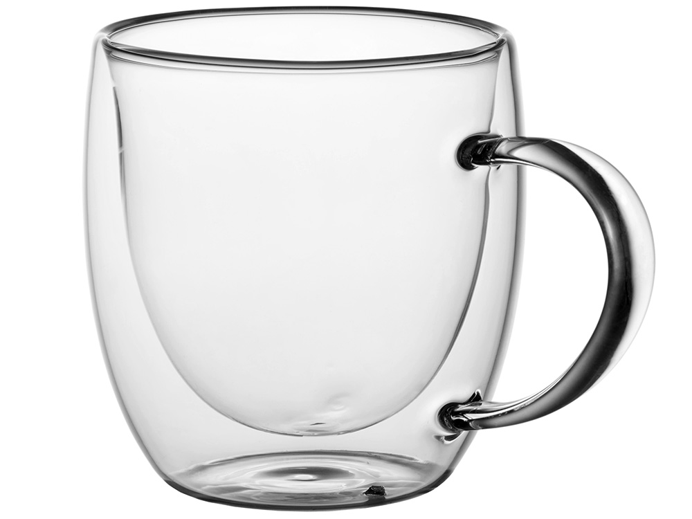 Кружка с двойными стенками на подставке с ложкой Teatrio-1