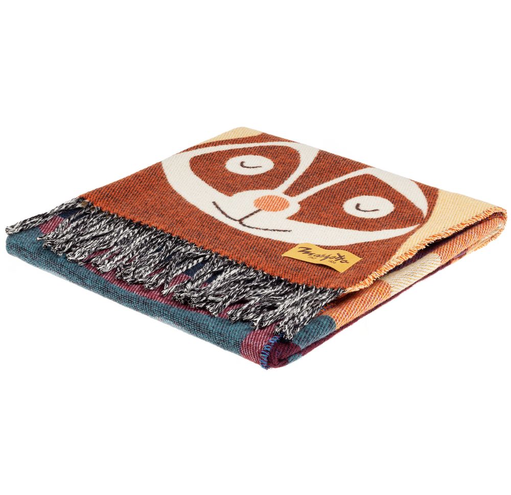 Плед детский Zoo, оранжевый-0