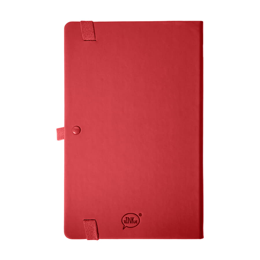 Бизнес-блокнот А5 FLIPPY, формат А5, в линейку, красный-3