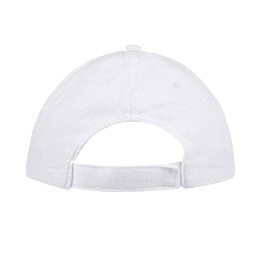 Бейсболка SUNNY, 5 клиньев, застежка на липучке, белый-3