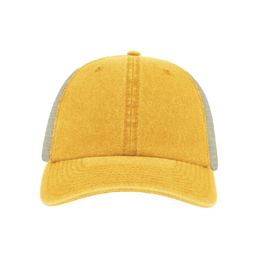Бейсболка CASE, 6 клиньев, застежка на липучке, желтый-3