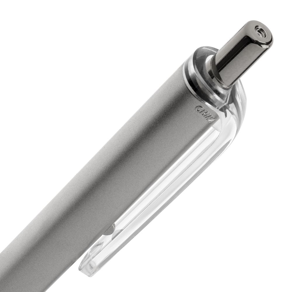 Ручка шариковая Easy Grip, серебристая-2