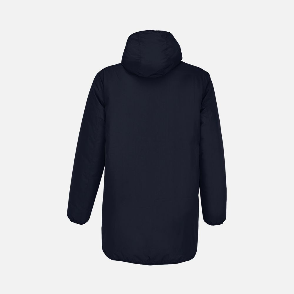 Куртка-парка унисекс Reverse, темно-синяя-2