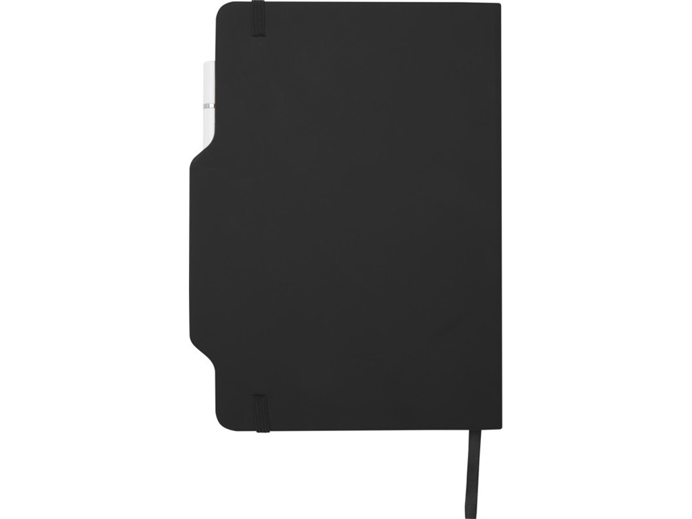 Nexus блокнот формата А5 в твердой обложке с ручкой и карандашом - сплошной черный-2