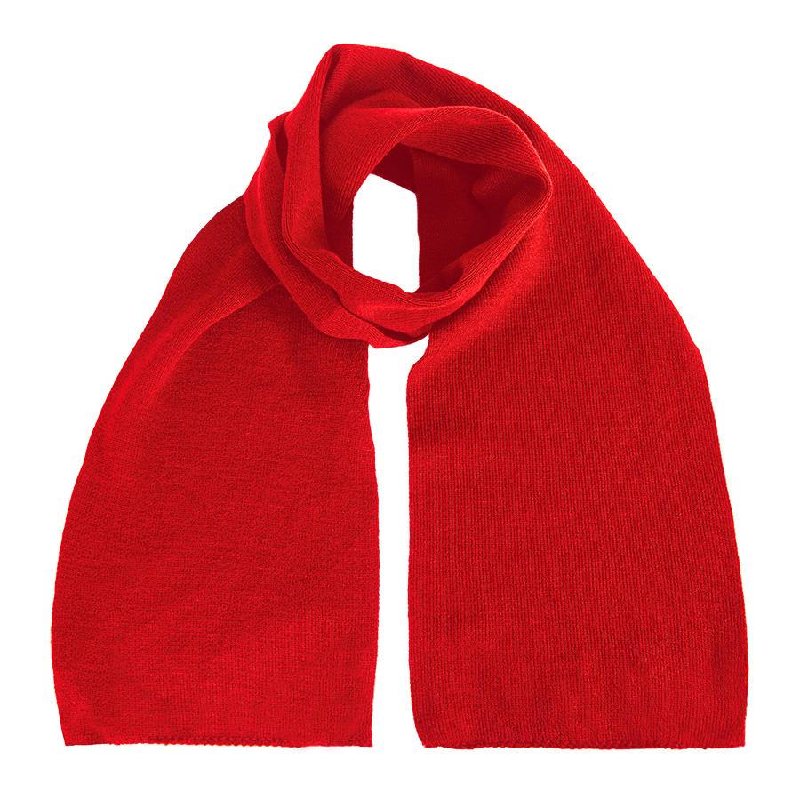 Шарф вязаный NORD, красный-0