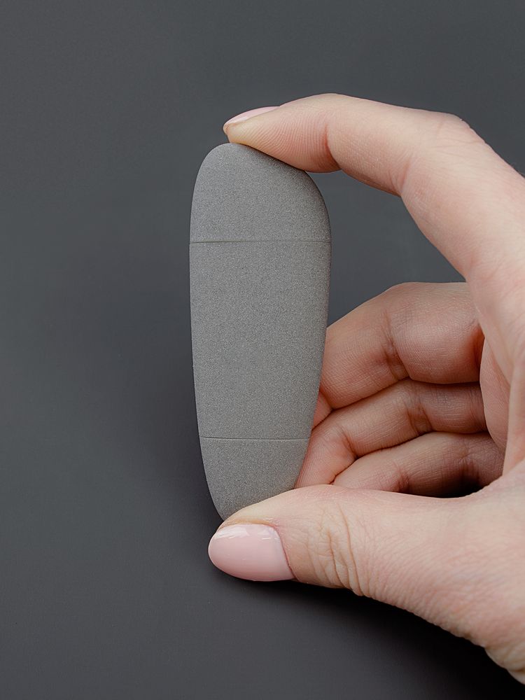 Флешка Pebble Universal, USB 3.0, серая, 64 Гб-5