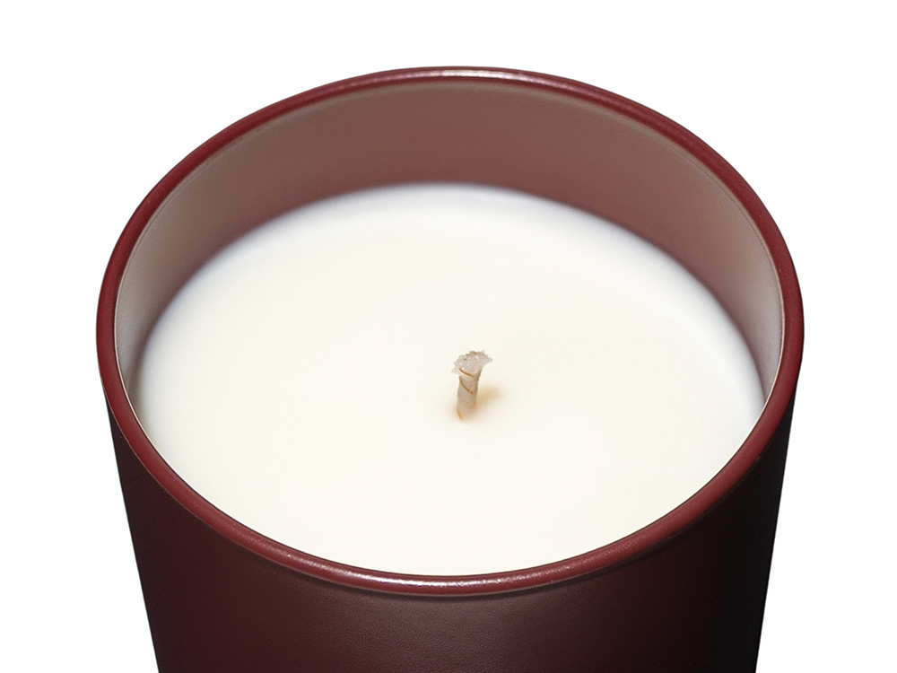 Ароматическая свеча в бордовом стакане Sunset, коллекция Exclusive, 250 мл (без лого LM)-2